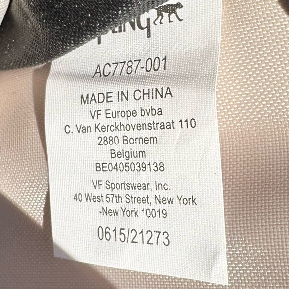 Kipling Black Nylon Money Land RFID Snap Tri-Fold Wallet OS - Picture 9 of 9